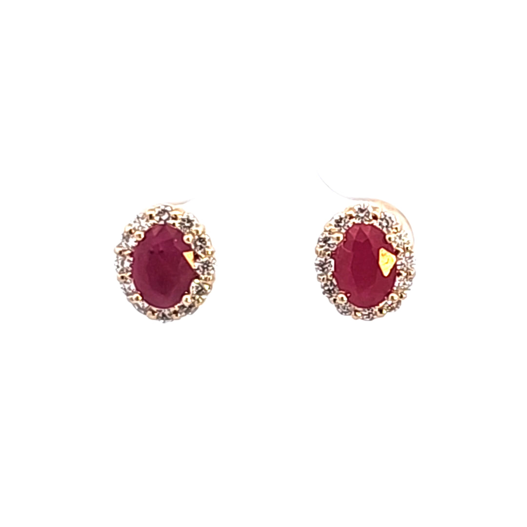 Colored Stone Earring