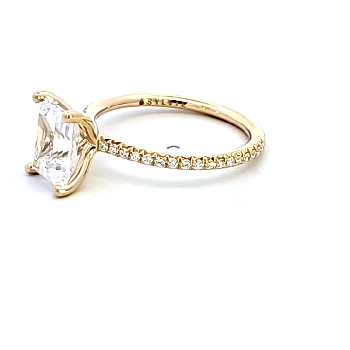 14KY Diamond Semi Mount Engagement Ring