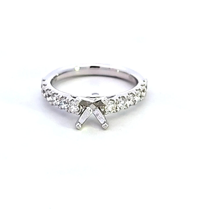 14KW Diamond Semi Mount Engagement Ring
