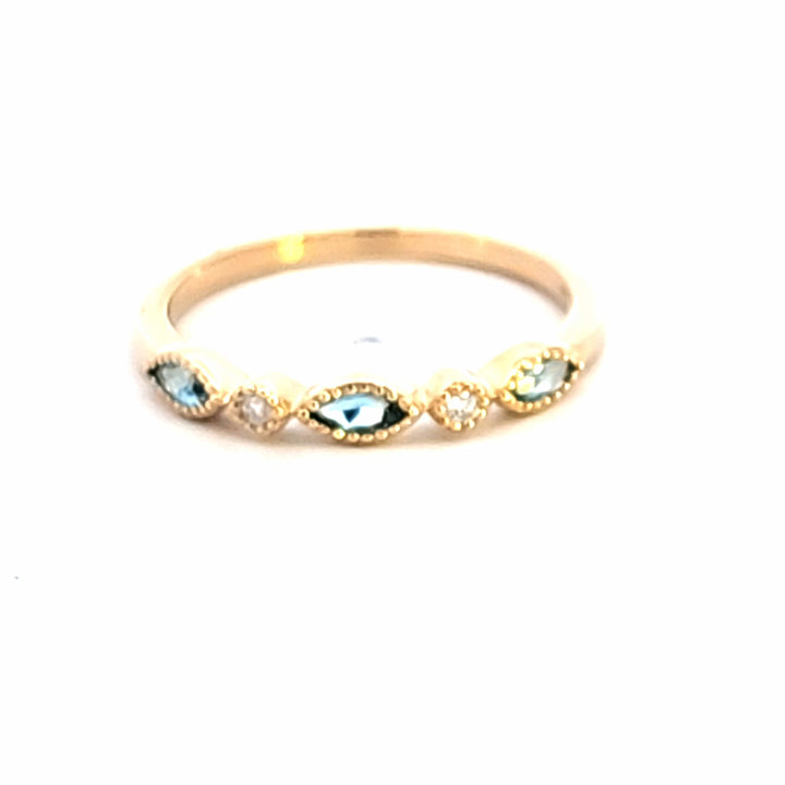 Colored Stone Rings  -  Women'