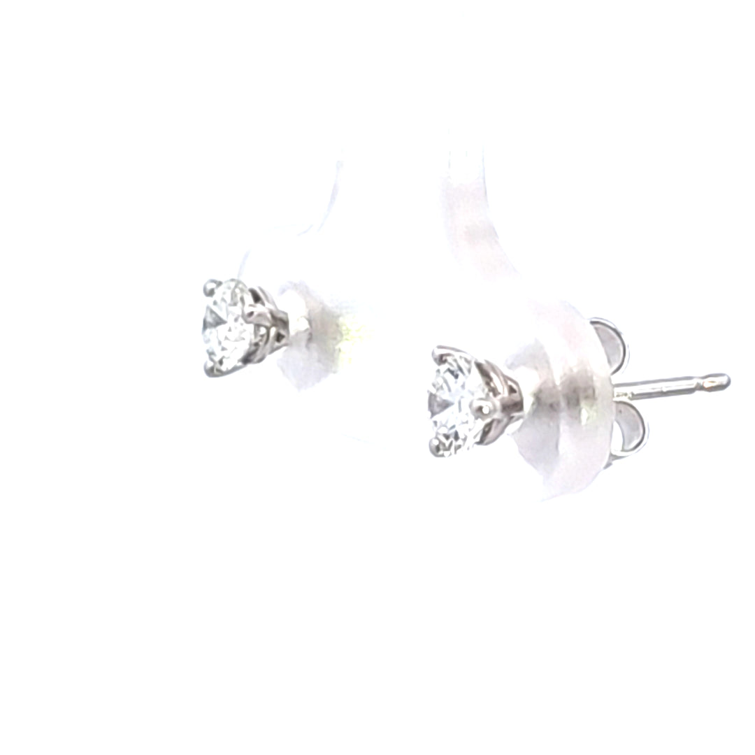 .14KW 3/8 ctw Diamond Martini Stud Earrings