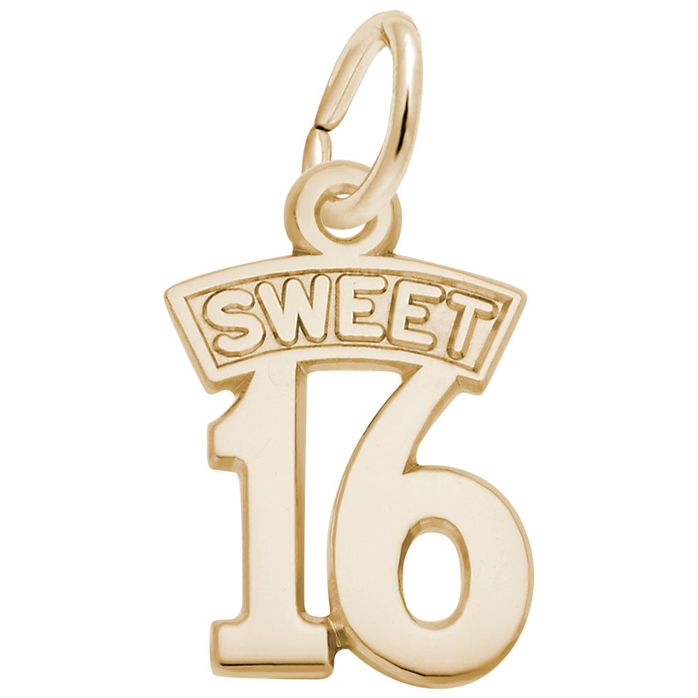 14KY Sweet 16 Charm