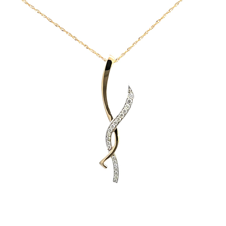 14TT Diamond Pendant