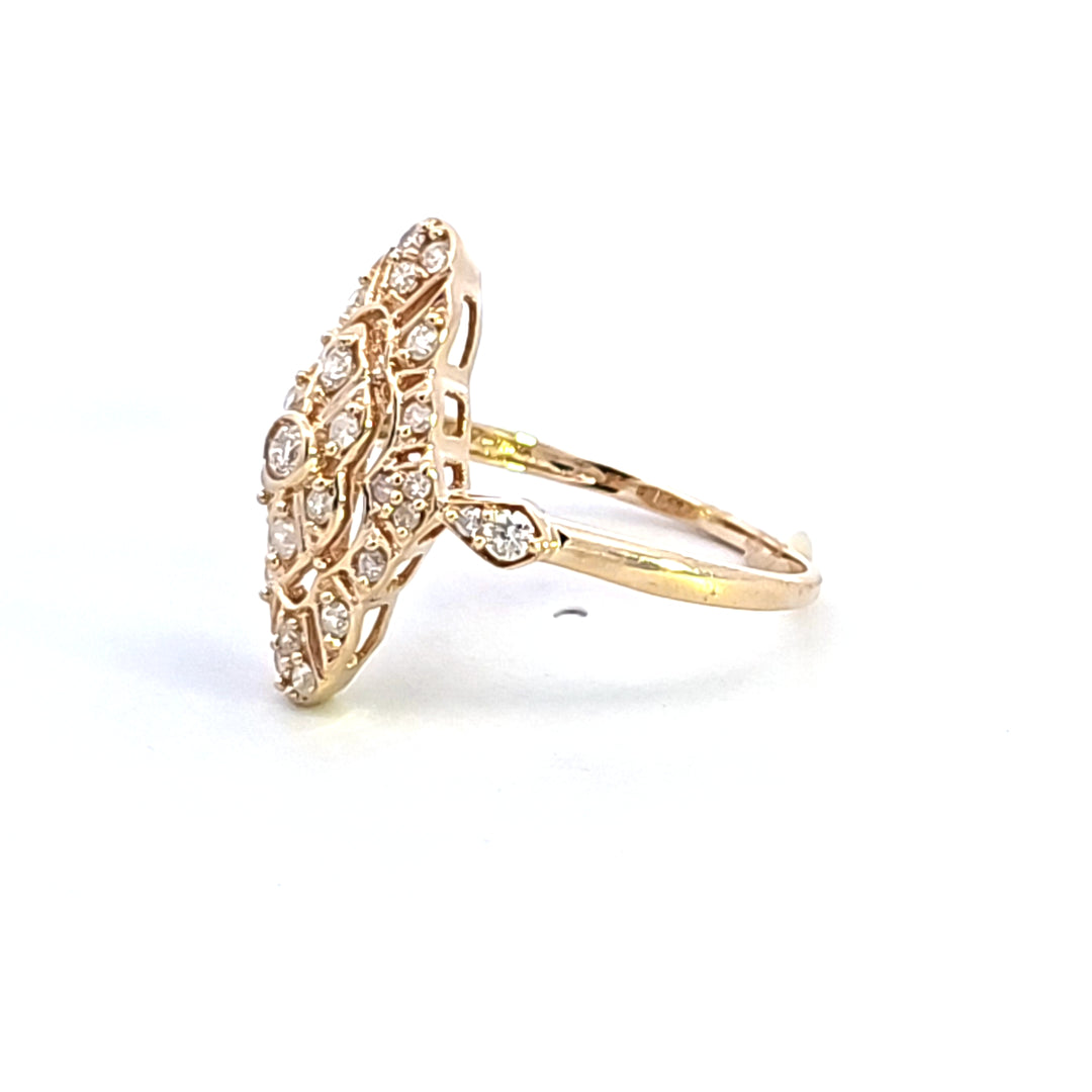 14KY Diamond Estate Ring