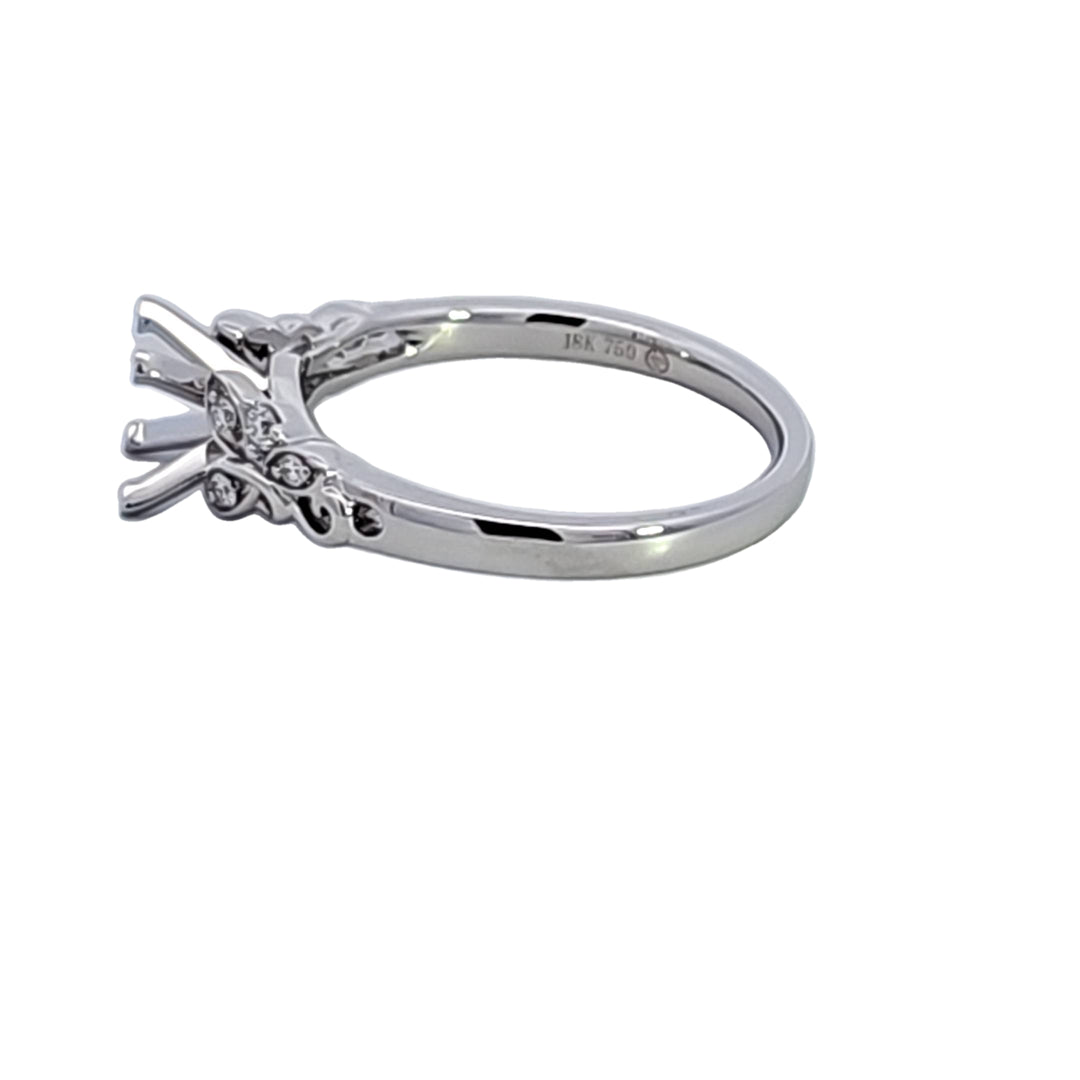 14KW Diamond Semi Mount Engagement Ring