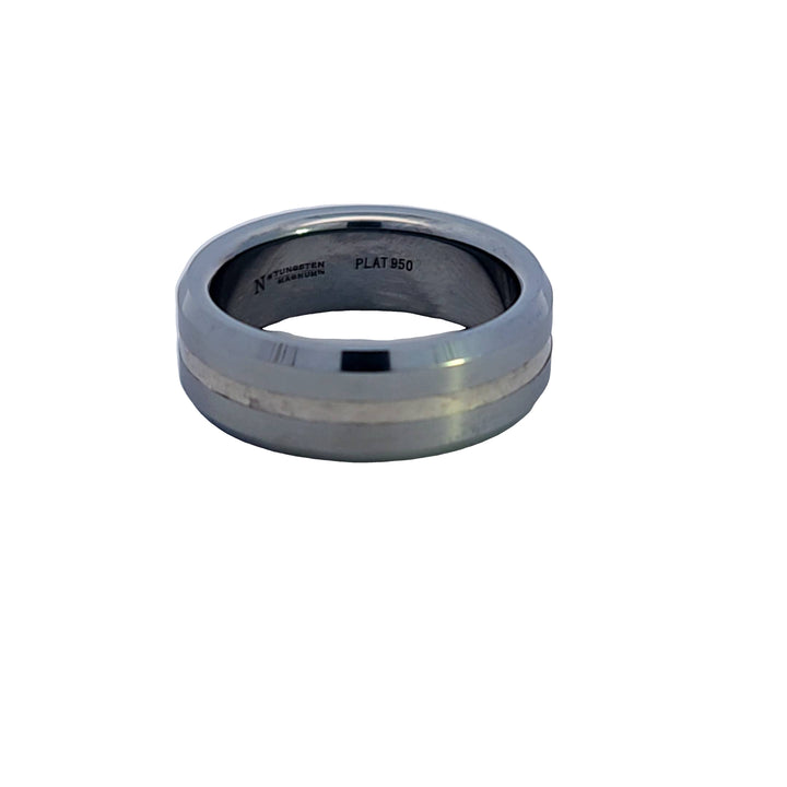 Precious Metal (No Stones) Wedding Bands  -  Men'