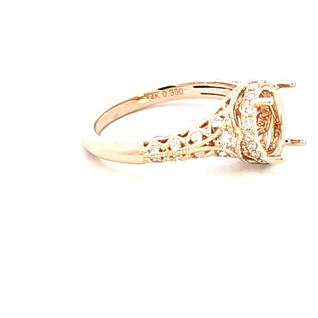 Diamond Semi-Mount Ring