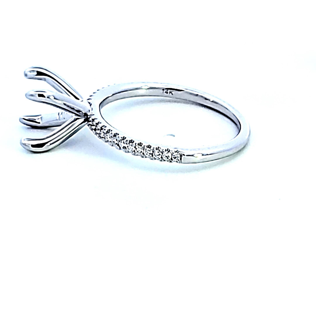 14KW Diamond Semi Mount Engagement Ring