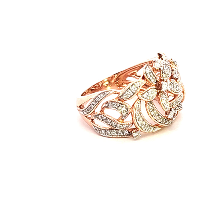 14KR Diamond Estate Ring