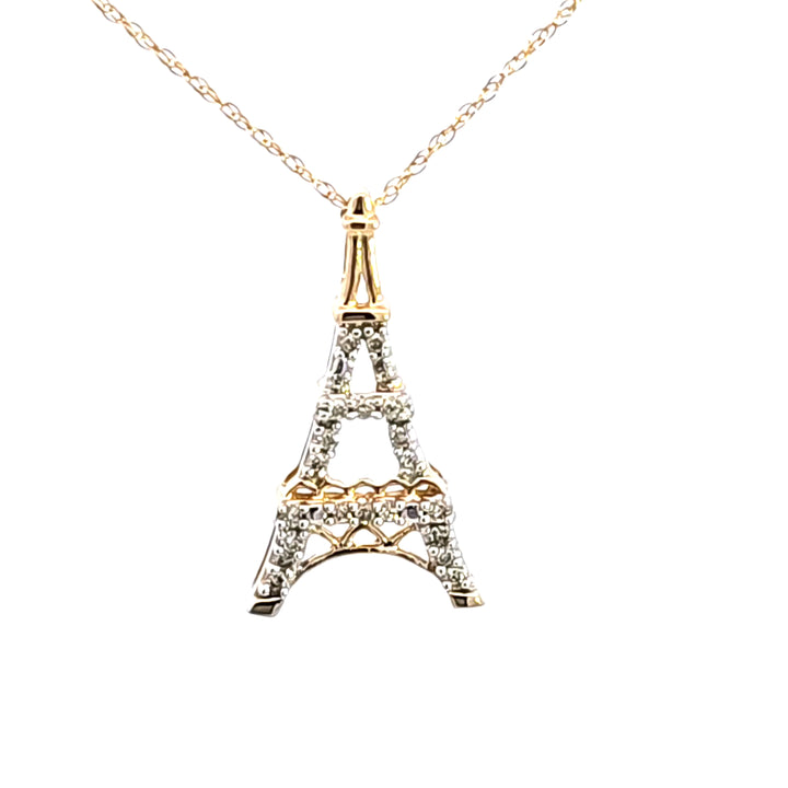 14KY Eiffel Tower Estate Charm