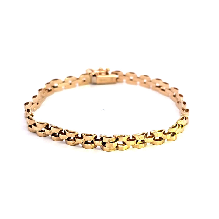 14KY Link Estate Bracelet
