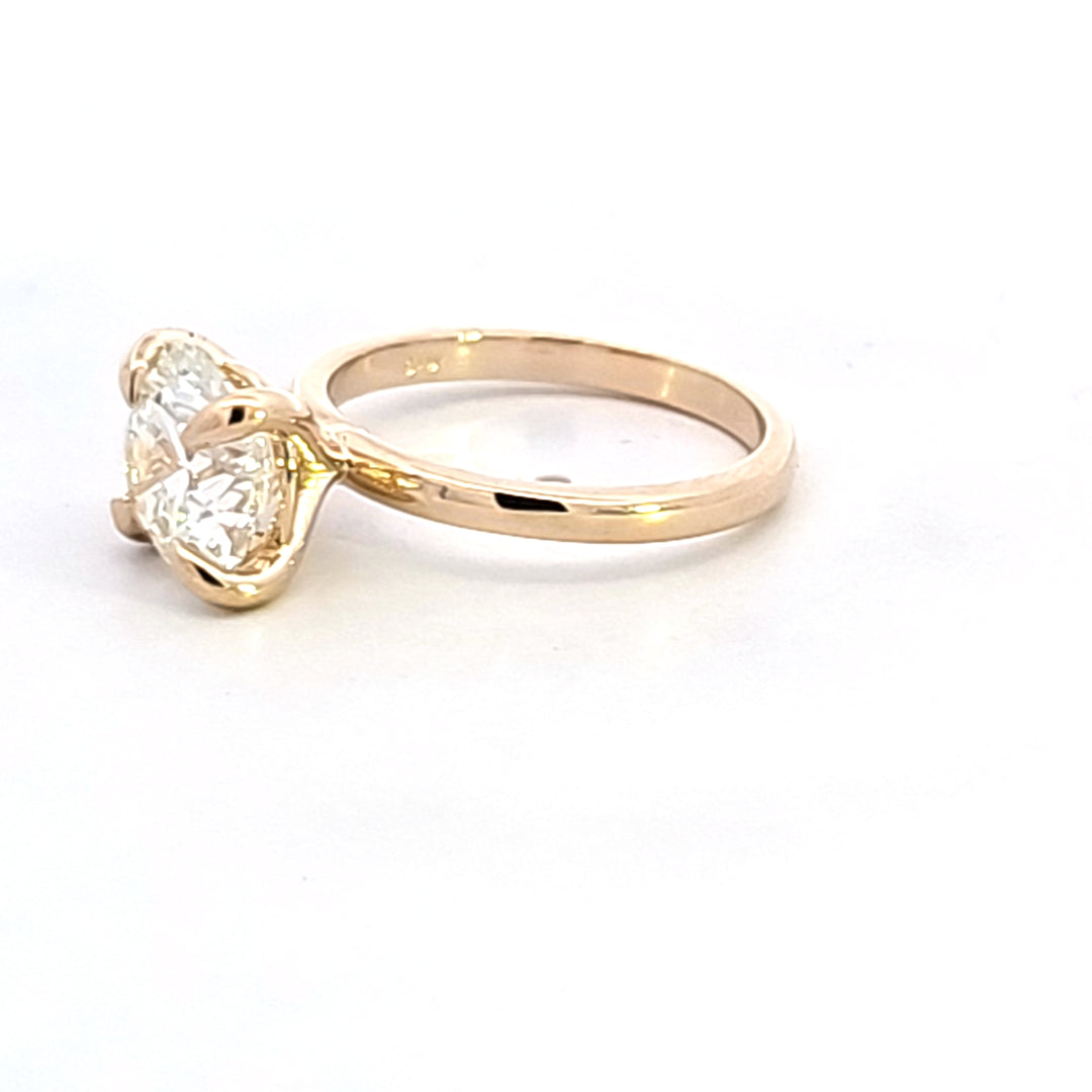 14KY Lab Grown Diamond Engagement Ring