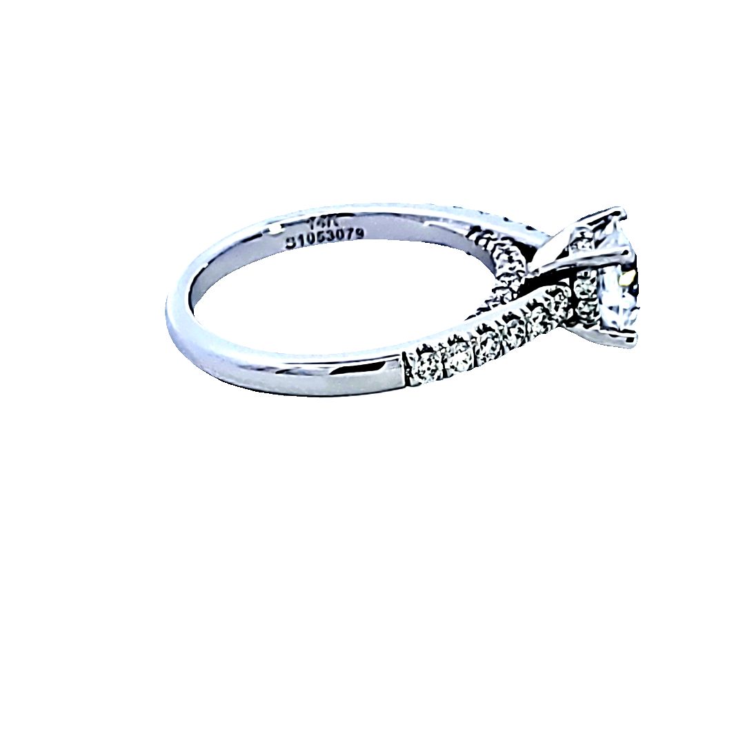 14KW Diamond Semi Mount Engagement Ring