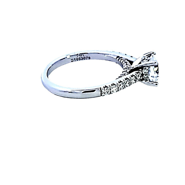 14KW Diamond Semi Mount Engagement Ring