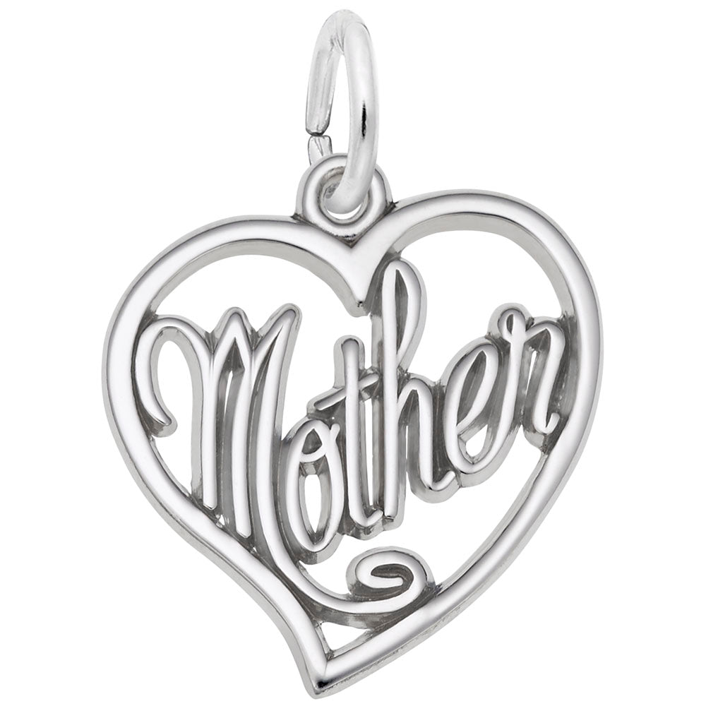 Sterling Silver Mother Charm