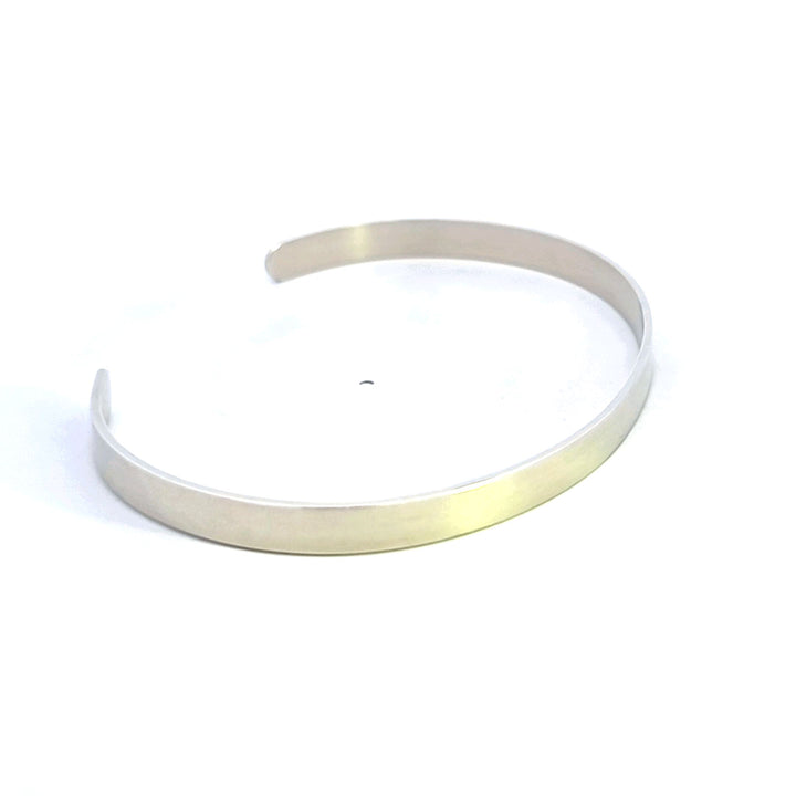 Sterling Silver Engravable Cuff Bangle Bracelet