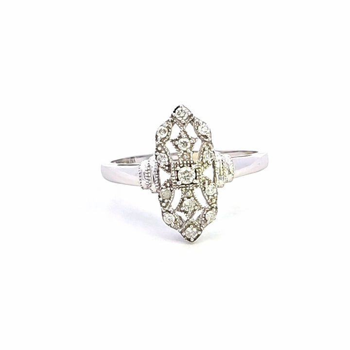 14KW Diamond Estate Ring