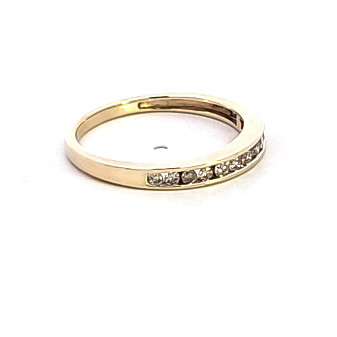 10KY Diamond Estate Wedding Band