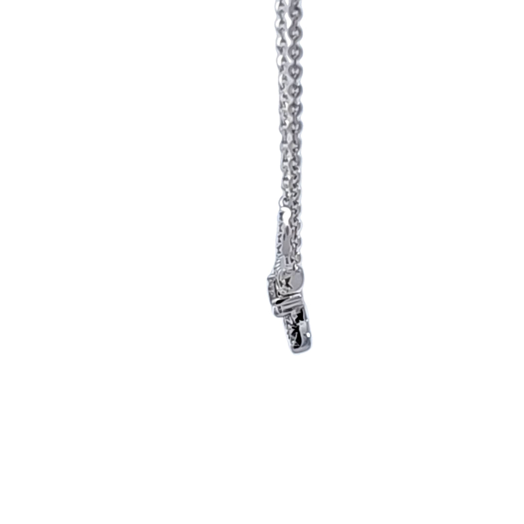 18KW Hearts on Fire Vela Crossover Necklace