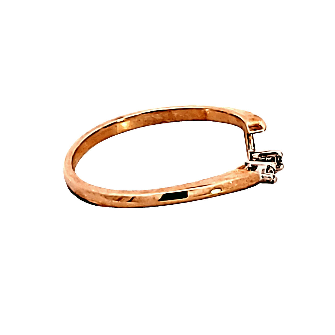 14KY Diamond Estate Wedding Band
