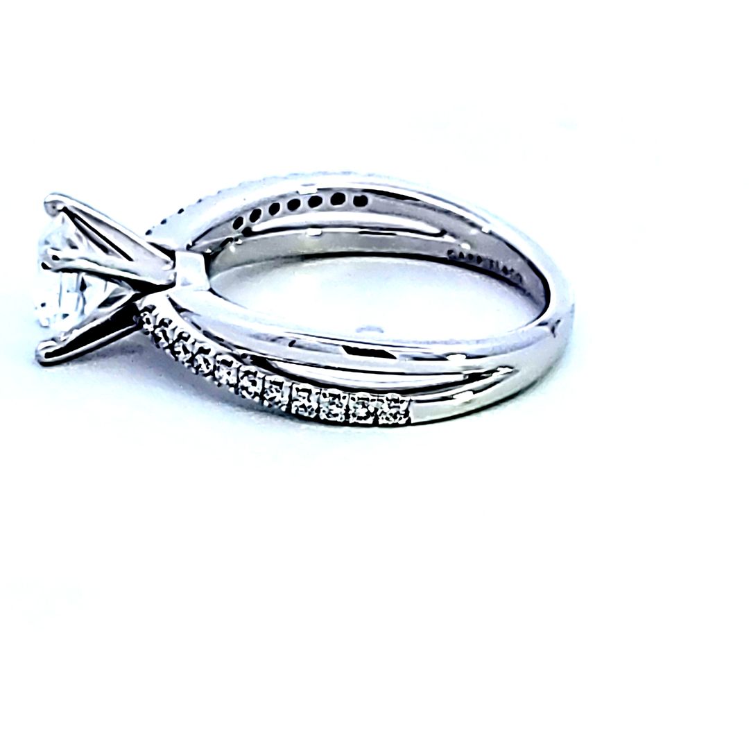 14KW Diamond Semi Mount Engagement Ring