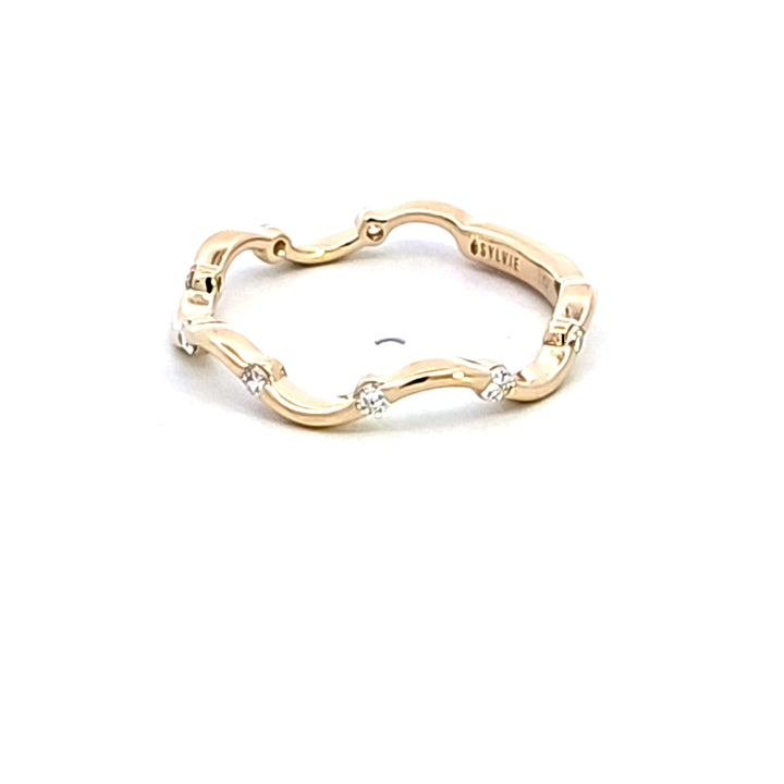 14KY Diamond Wedding Band