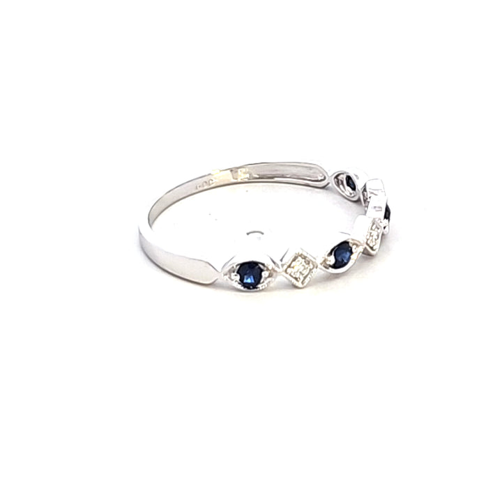 10KW Sapphire and Diamond Estate Ring