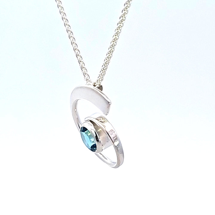 Sterling Silver Nautilus Pendant Necklace