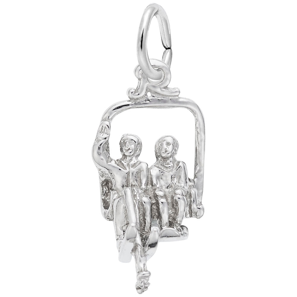 Sterling Silver Ski Lift Charm