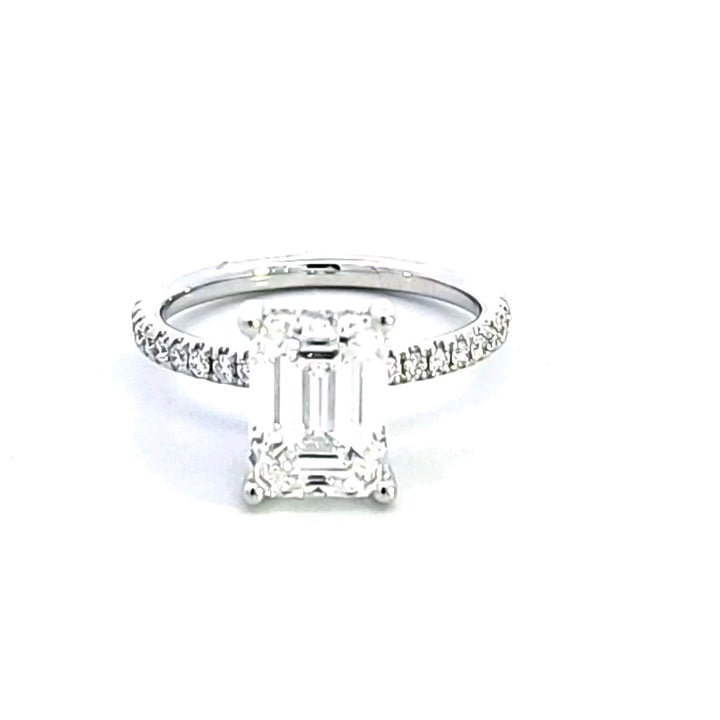 14KW Lab Grown Diamond Engagement Ring