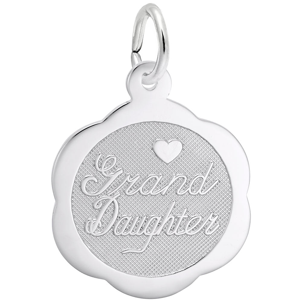 Sterling Silver Granddaughter Charm
