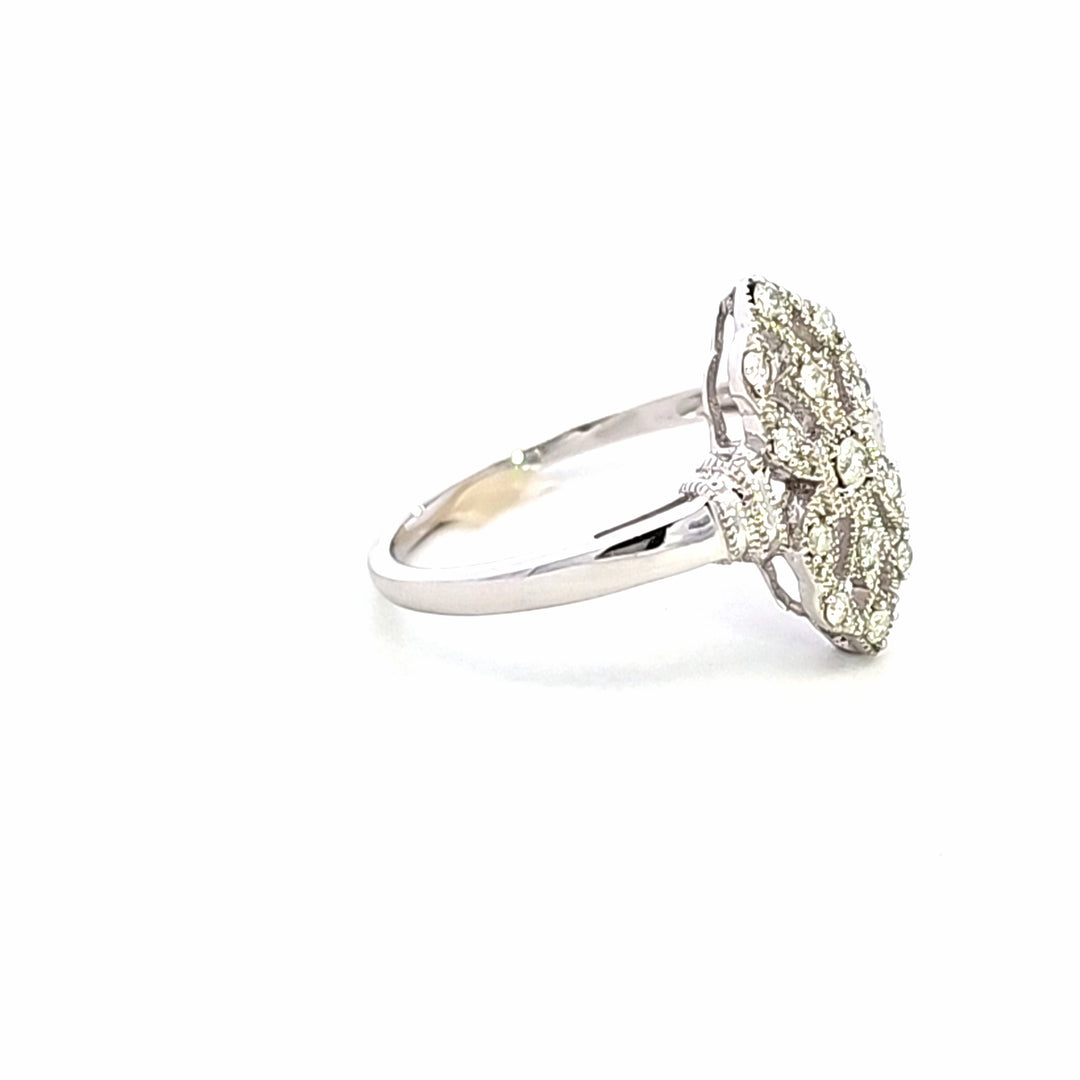 14KW Diamond Estate Ring