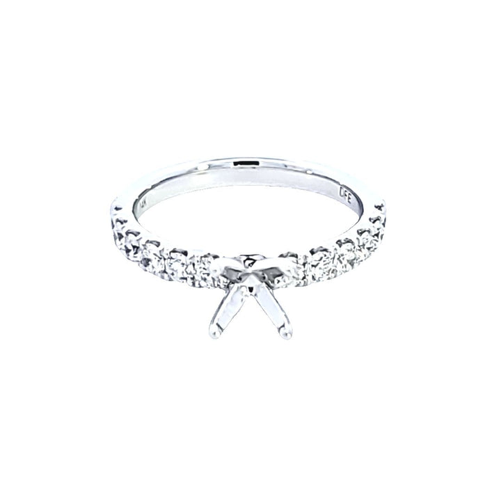 14KW Diamond Semi Mount Engagement Ring