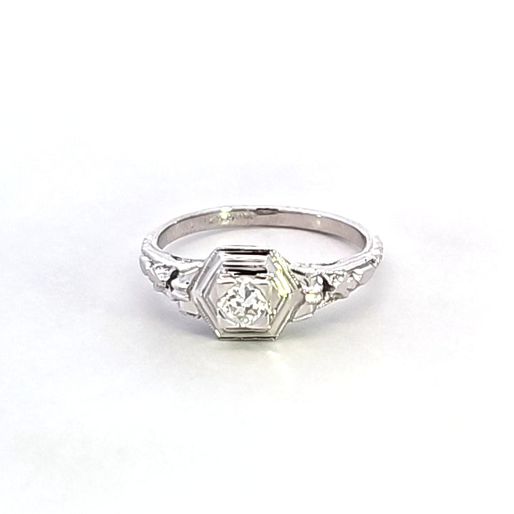 14KW Diamond Estate Ring