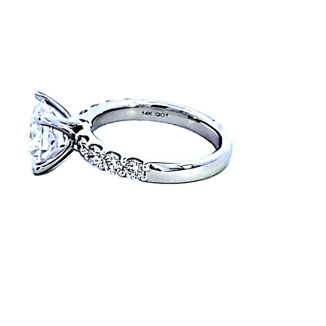 14KW Diamond Semi Mount Engagement Ring