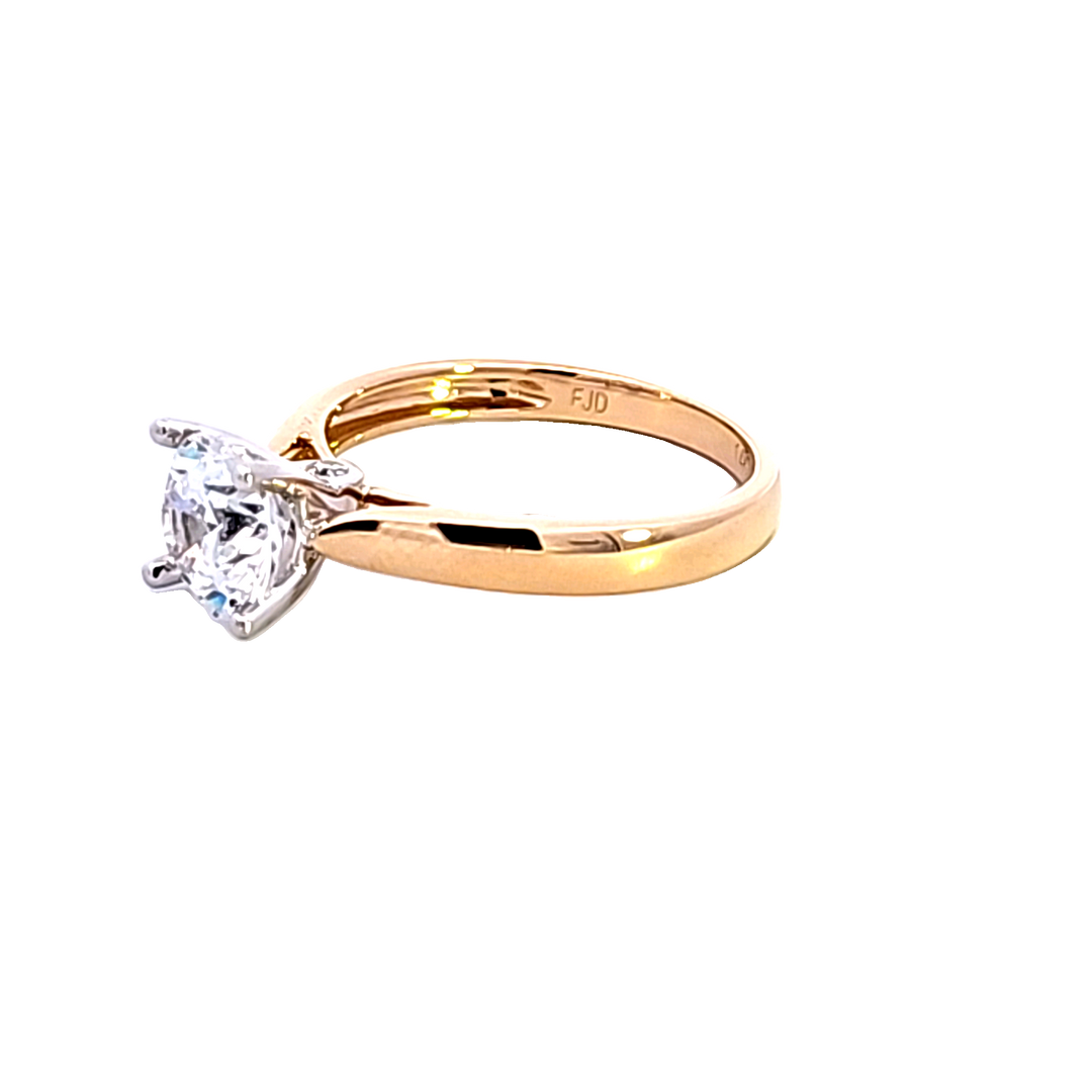 14KY Diamond Semi Mount Engagement Ring