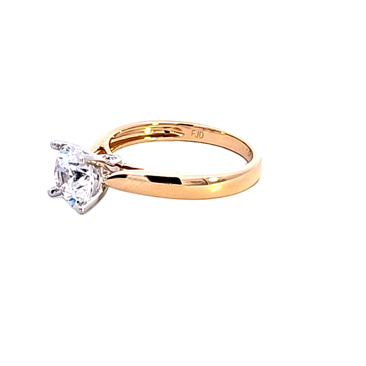 14KY Diamond Semi Mount Engagement Ring