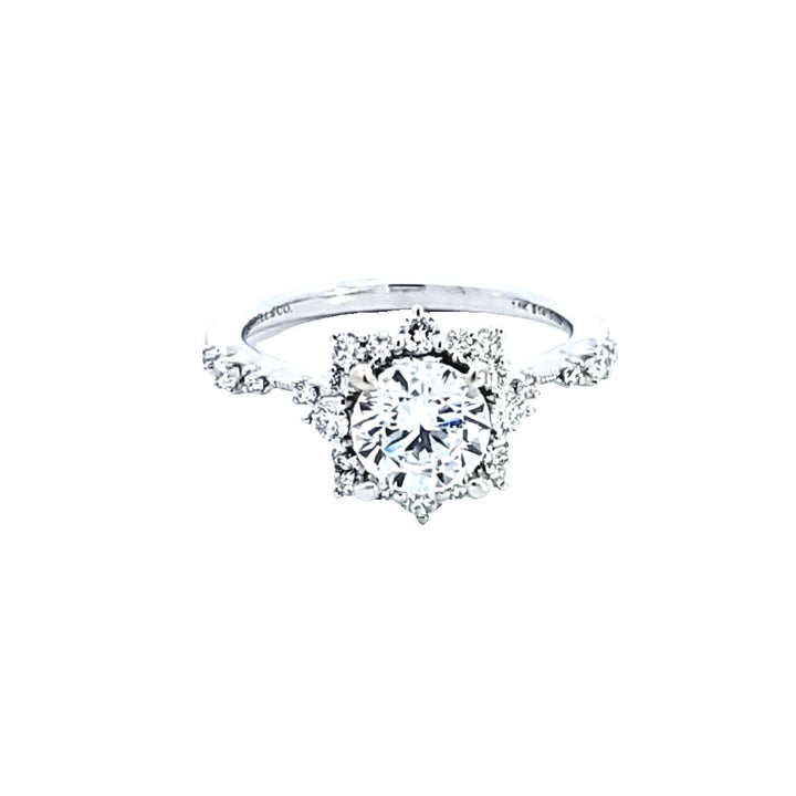 14KW Diamond Semi Mount Engagement Ring
