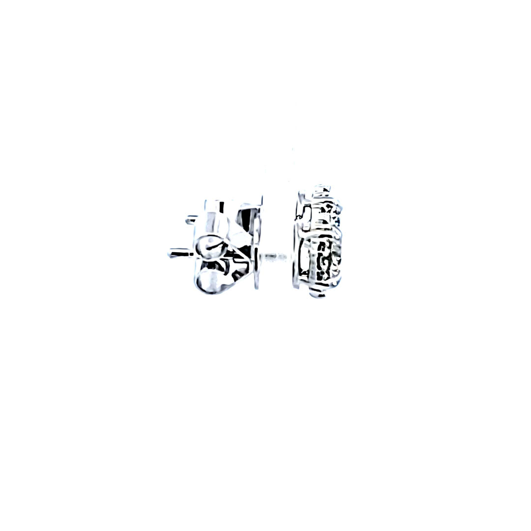 18KW Hearts on Fire "Ellipse Diamond" Earrings