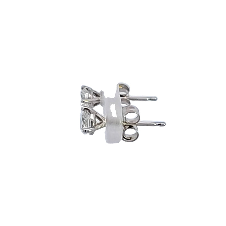 14KW 1/2 ctw Diamond Stud Earrings