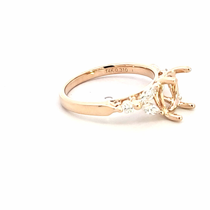 Diamond Semi-Mount Ring