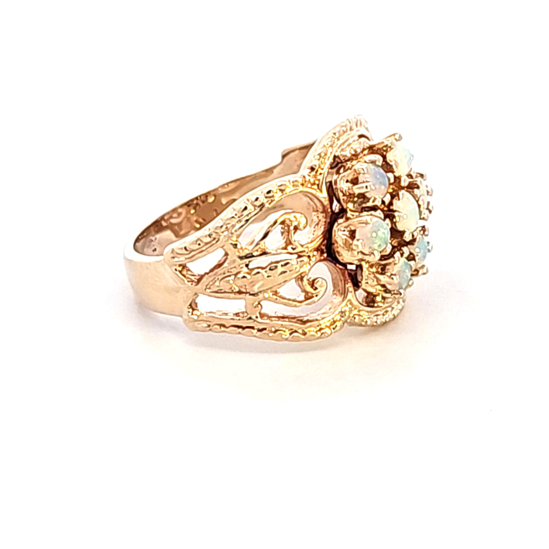 14KY Opal Estate Ring