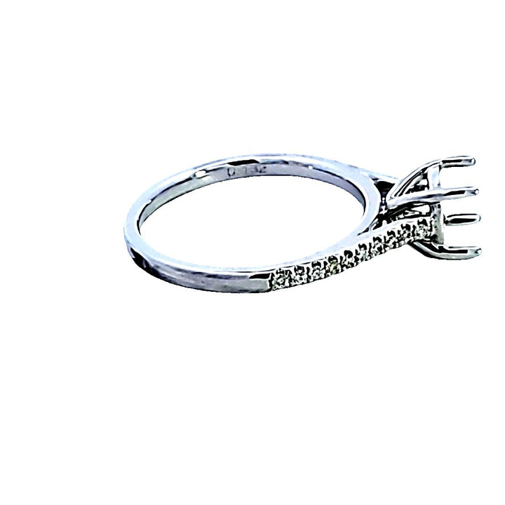 14KW Diamond Semi Mount Engagement Ring