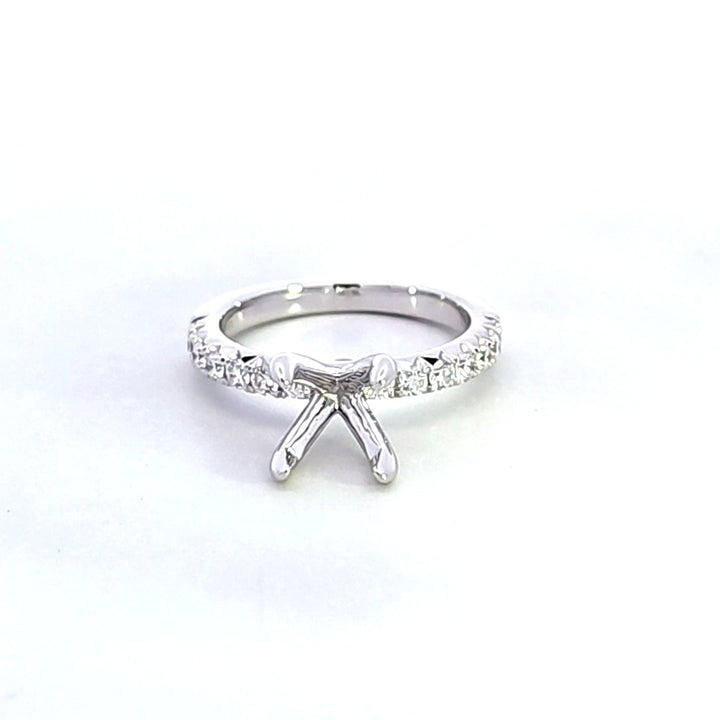 14KW Diamond Semi Mount Engagement Ring
