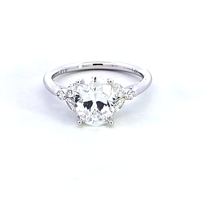 14KW Diamond Semi Mount Engagement Ring