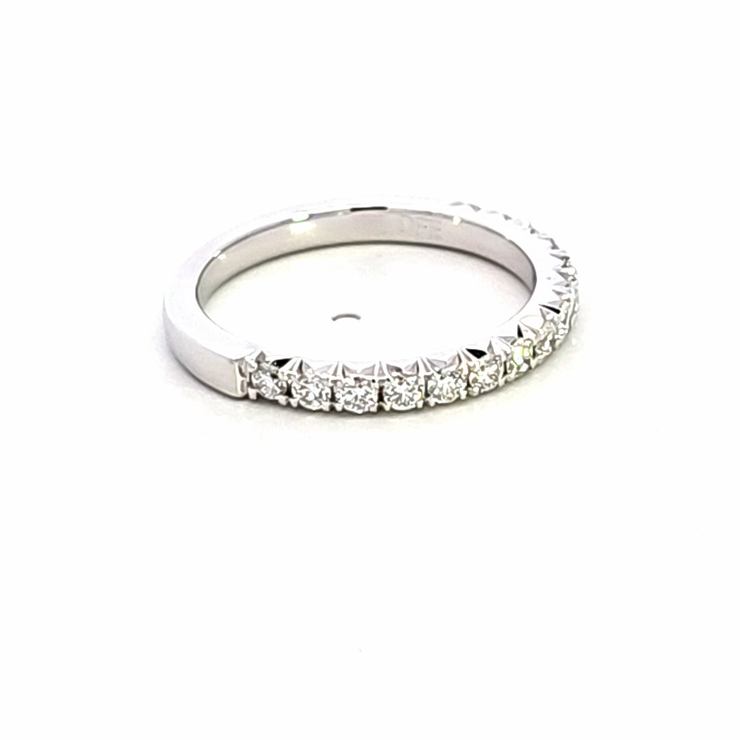 14KW Prong Set Diamond Wedding Band