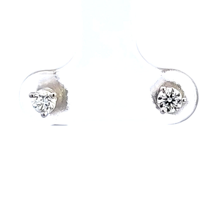 14KW 1/3 ctw Diamond Martini Stud Earrings