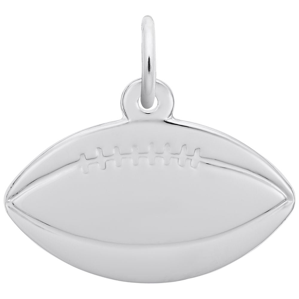 Sterling Silver Football Charm