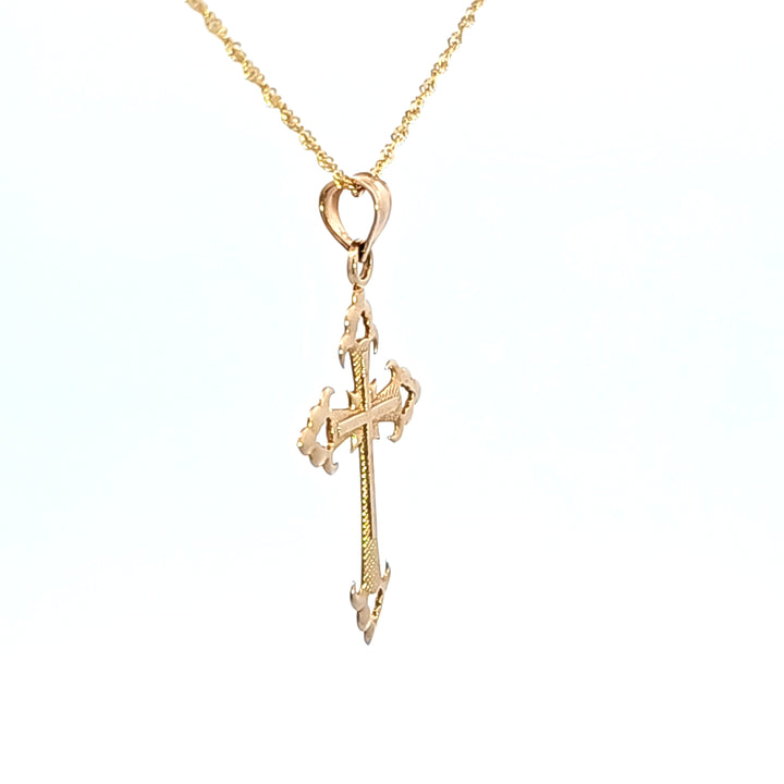 14KY Cross Charm