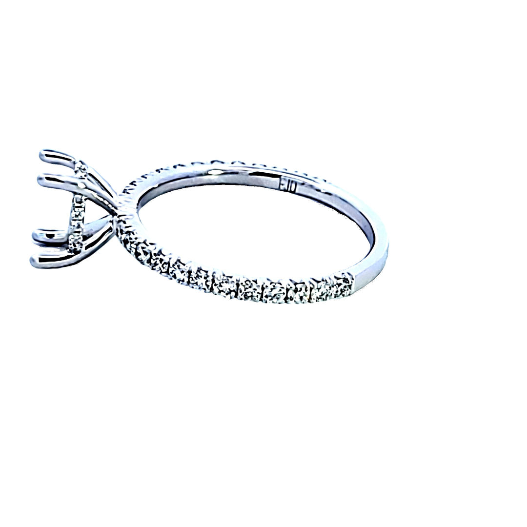 14KW Diamond Semi Mount Engagement Ring